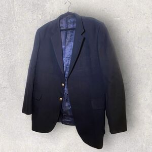 Suit Coat, Navy, 55% Polyester, 45% Wool